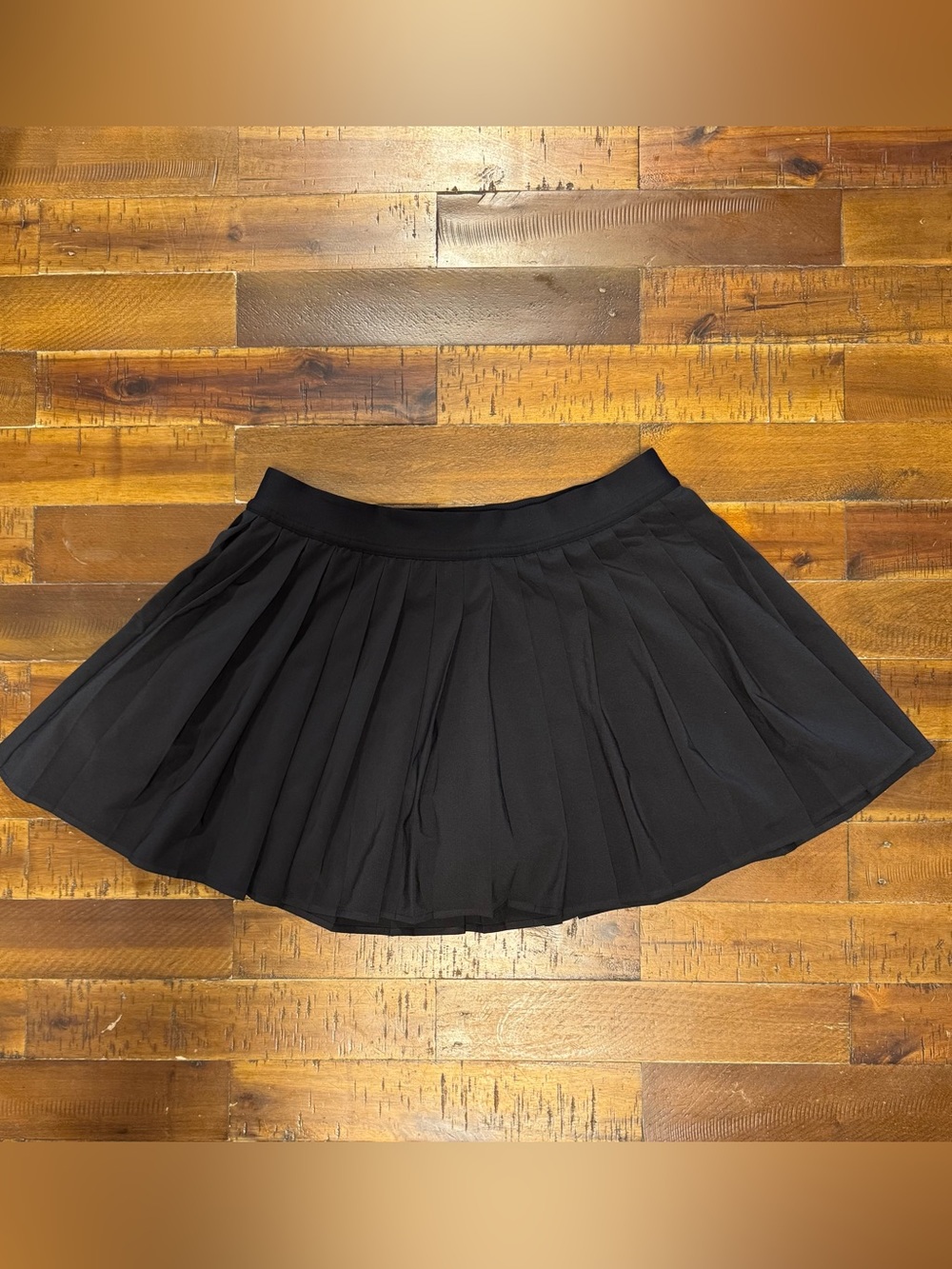 Lululemon Black Pleated Tennis Skirt Skort